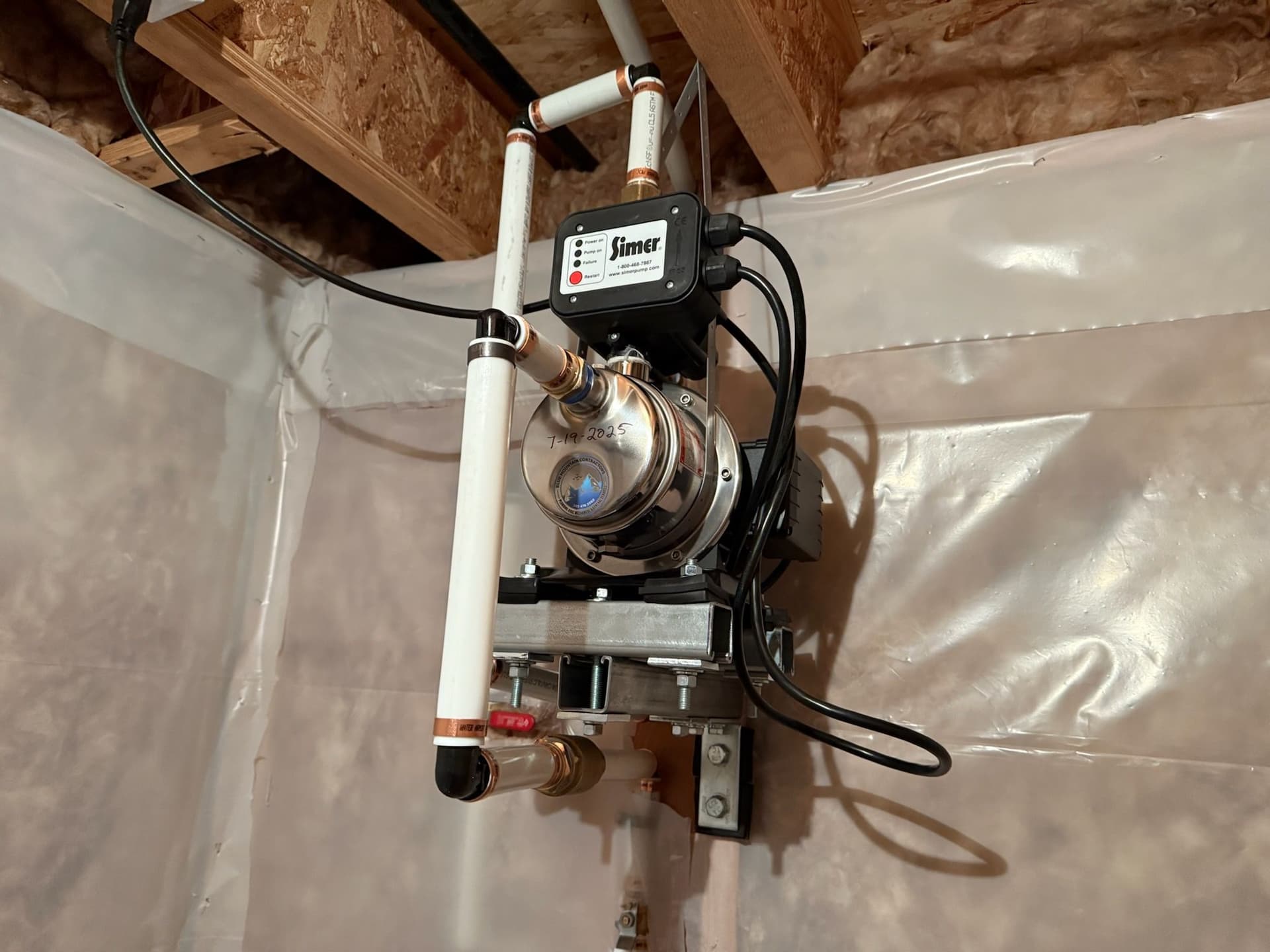 Improve Home Water Pressure with Simer Pump image